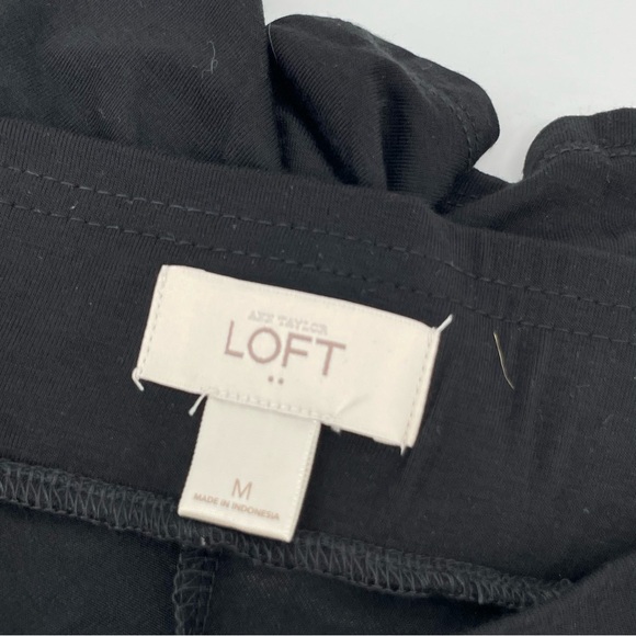 Loft Flowy Skirt Black M - Picture 5 of 7